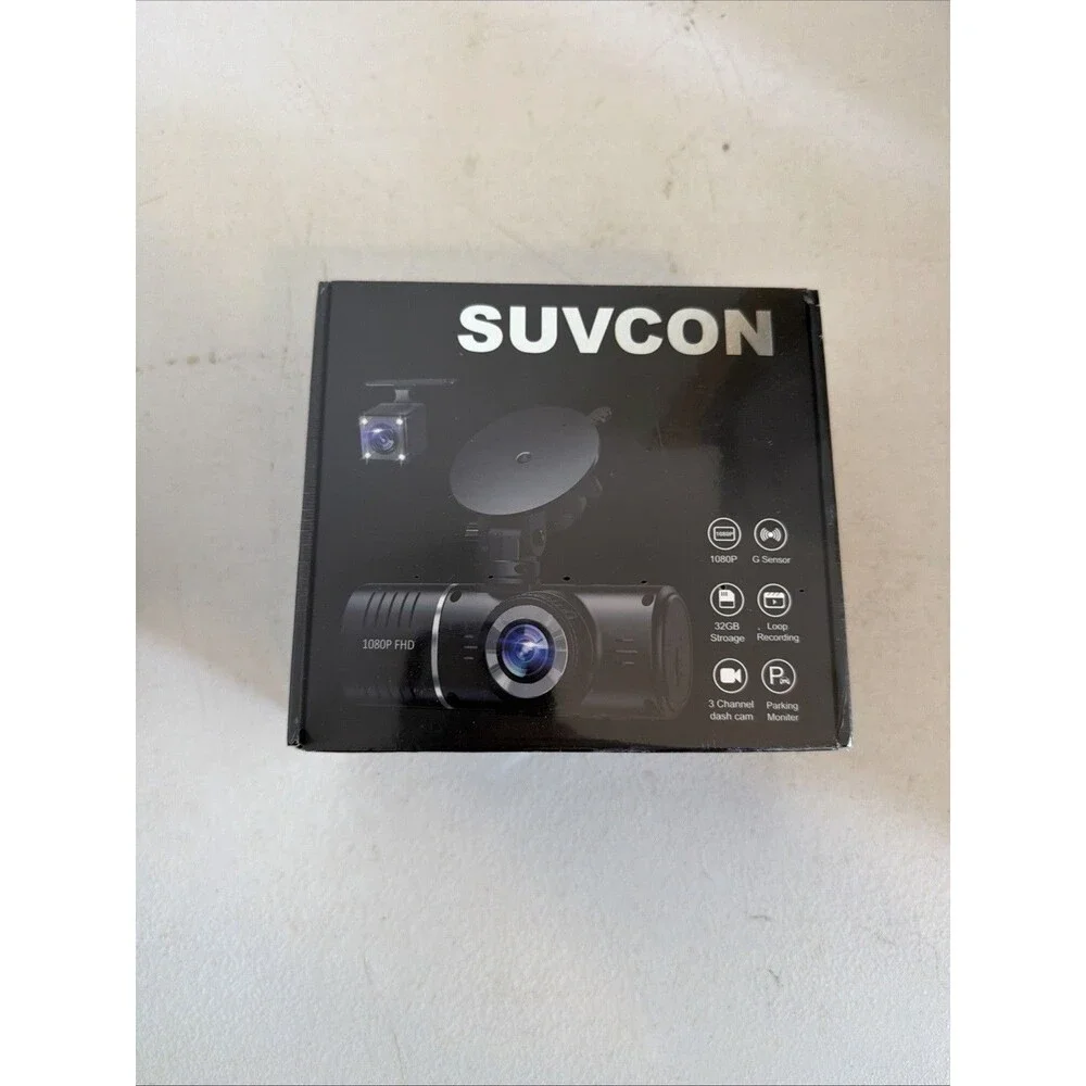 SUVCON 3CH Dash Camera w/ 32GB Memory Card (E10049545)